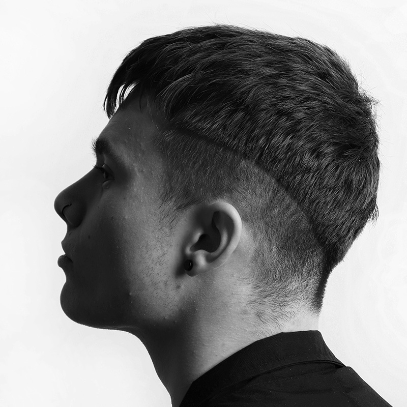 man haircut